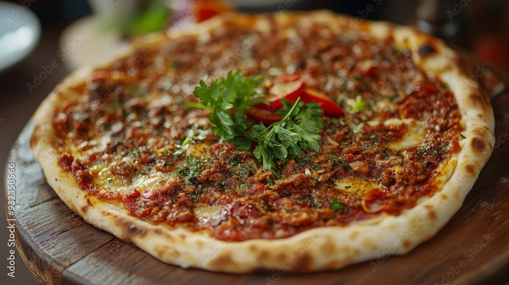 Tiny lahmacun, excellent Turkish cuisine Tiny lahmacun, excellent Turkish cuisine