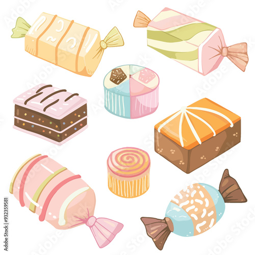 Vector Candy Bar simple and minima