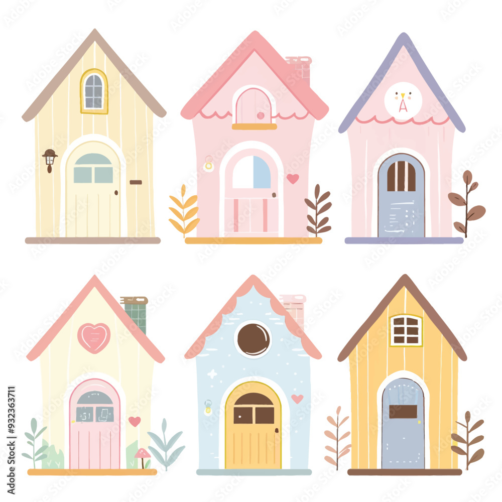 Vector Shed House simple and minim Vector Shed House simple and minim