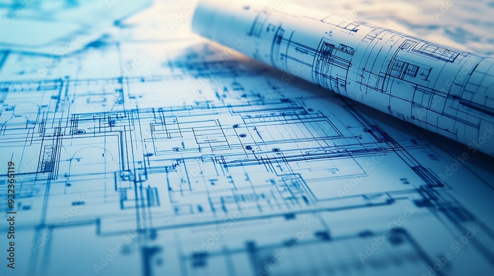 Detailed architectural blueprint for project management and resource allocation focusing on scheduling budgeting and contingency planning with clear organized annotations Detailed architectural blueprint for project management and resource allocation focusing on scheduling budgeting and contingency planning with clear organized annotations