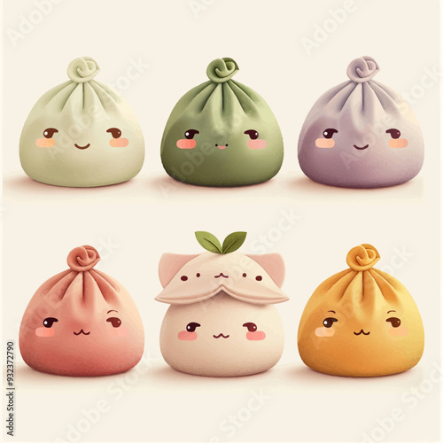 Vector Dumpling simple and minimal
