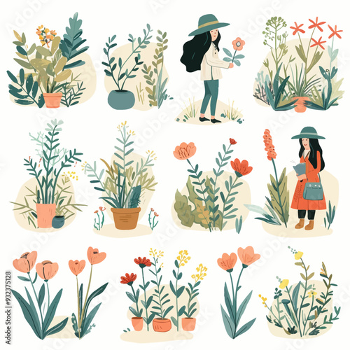 Vector Landscaper simple and minim