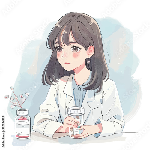 Vector Pharmacist simple and minim