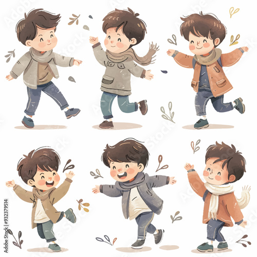 Vector Boy Moving simple and minim