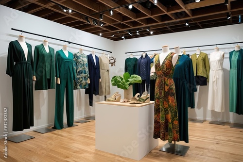 Wallpaper Mural Sustainable Wardrobe: A Beautiful Gallery Showcasing Innovative Apparel Made from Biodegradable Materials and Promoting Conscious Fashion Choices Torontodigital.ca