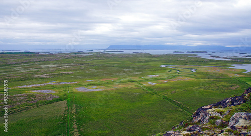 The view from Mt. Helgafell photo