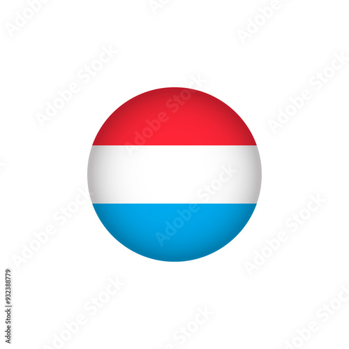 Free Download Luxembourg Europe Flag Icon. European Country Circled Flag. Stock Vector Graphics Element isolated on white background - GFXLoad