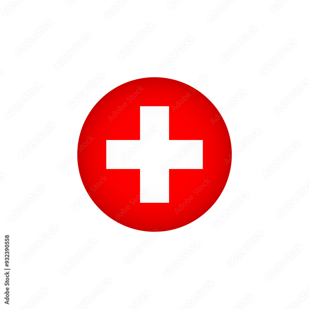 Europe Flag Icon. European Country Circled Flag. Stock Graphics Element isolated on white background Europe Flag Icon. European Country Circled Flag. Stock Graphics Element isolated on white background