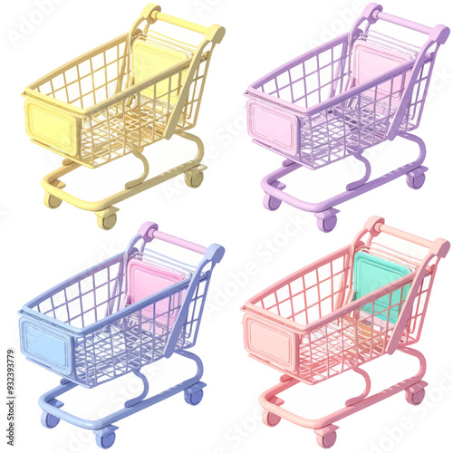 Vector Virtual Shopping Cart simpl