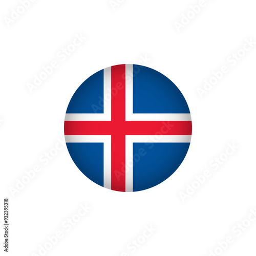 Free Download Iceland Europe Flag Icon. European Country Circled Flag. Stock Vector Graphics Element isolated on white background - GFXLoad