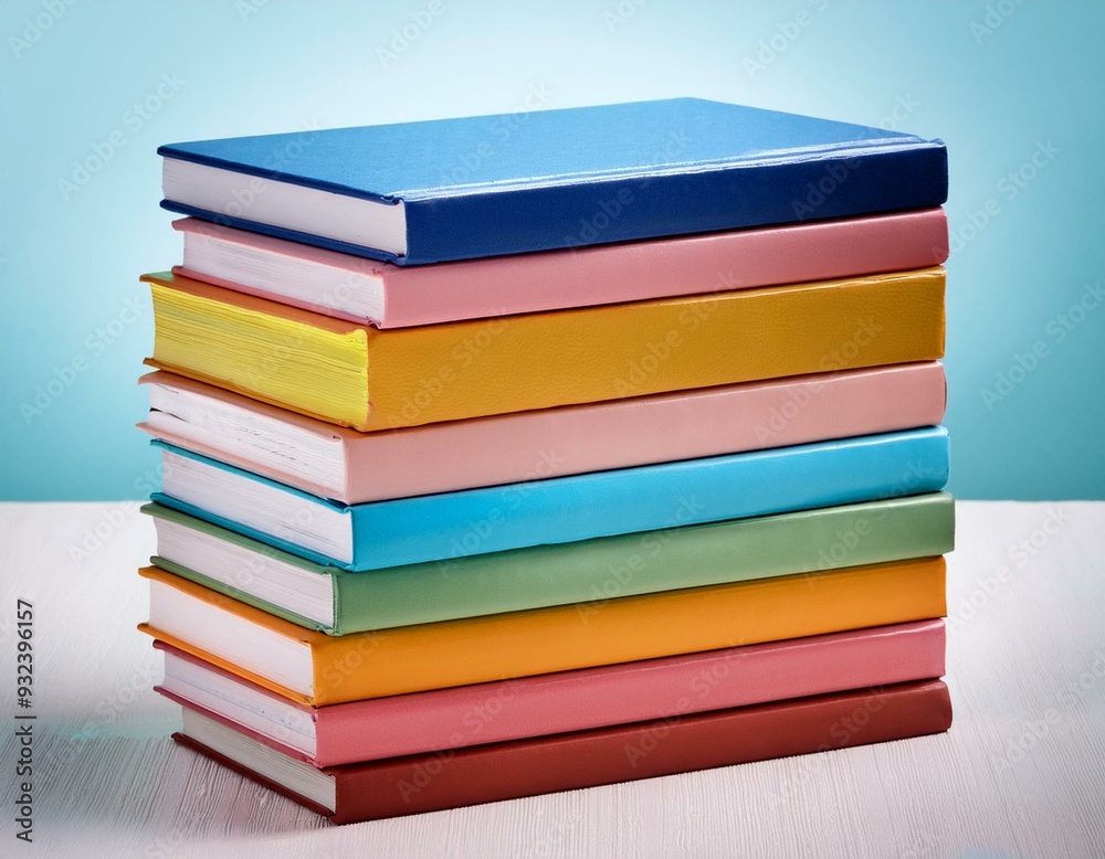 photograph blank color stack books photograph blank color stack books