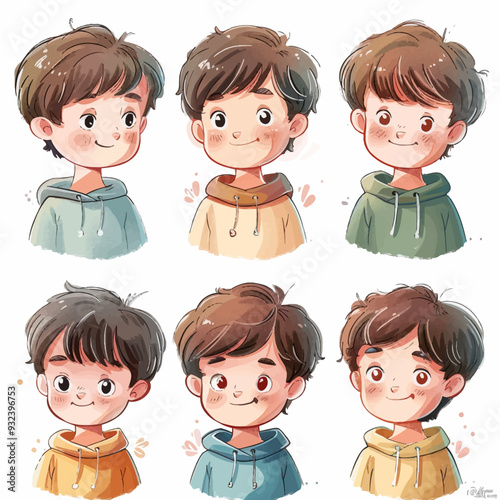 Vector Boy Feeling simple and mini