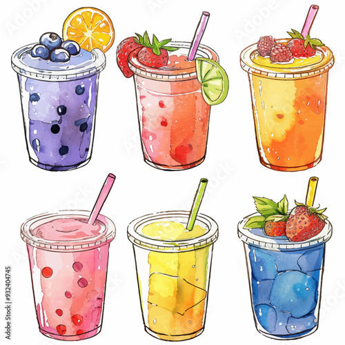 Vector Smoothie simple and minimal