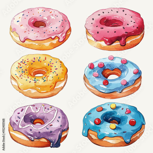 Vector Donut simple and minimalist