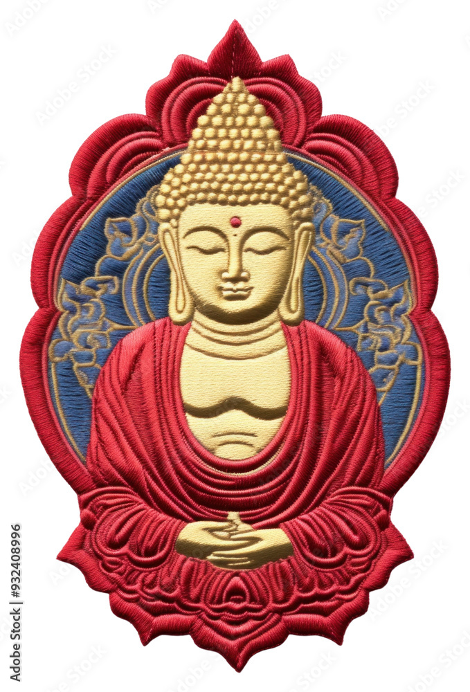 PNG Embroidery buddha pattern PNG Embroidery buddha pattern