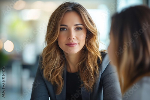 Wallpaper Mural Confident Businesswoman in a Meeting: Professional Portrait Torontodigital.ca