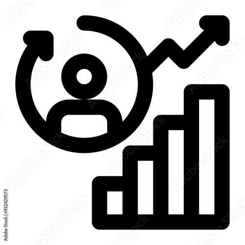 human development, index, income per capita, per capita, income, pci outline icon