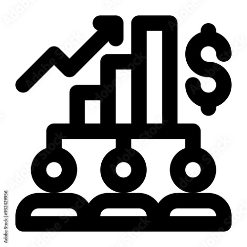 socioeconomics, social economics, socio economic, economics, collective action outline icon