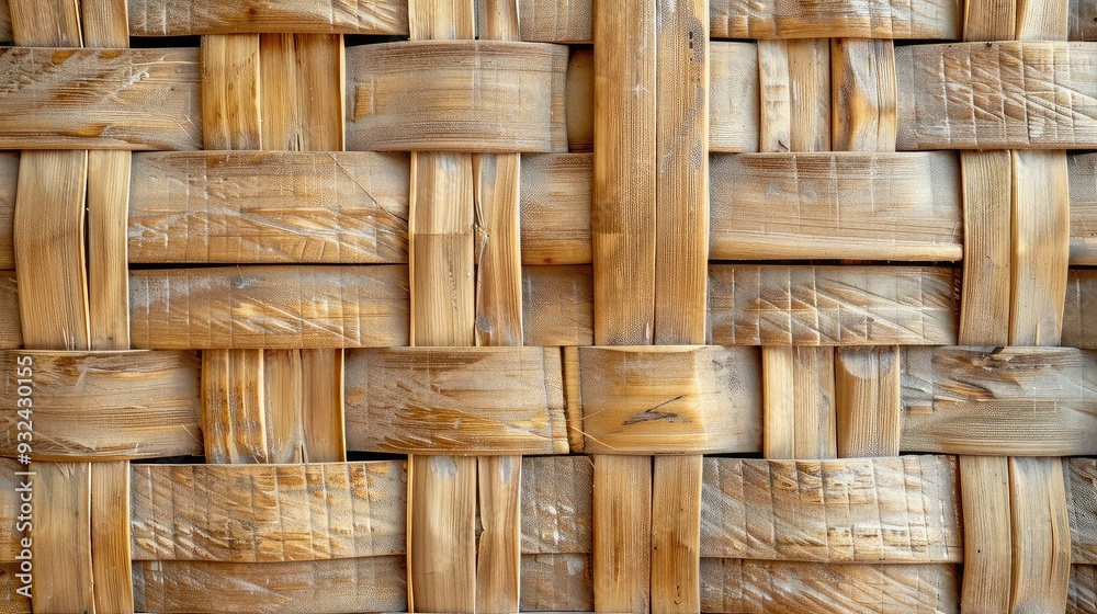 Close-up of intricate woven texture in natural tones, showcasing craftsmanship and design in artistry. Close-up of intricate woven texture in natural tones, showcasing craftsmanship and design in artistry.