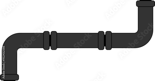 배관, 파이프 벡터 일러스트