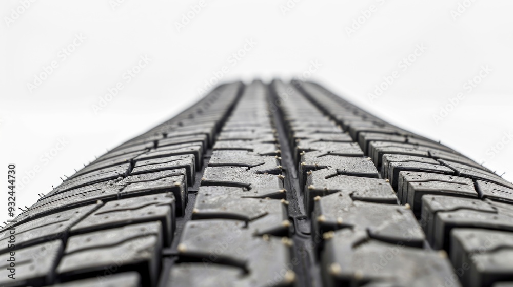 Close-up of a Car Tire Tread Pattern Close-up of a Car Tire Tread Pattern