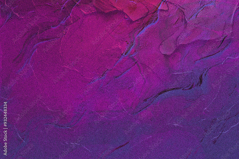 Fototapeta premium Grainy gradient abstract background purple texture