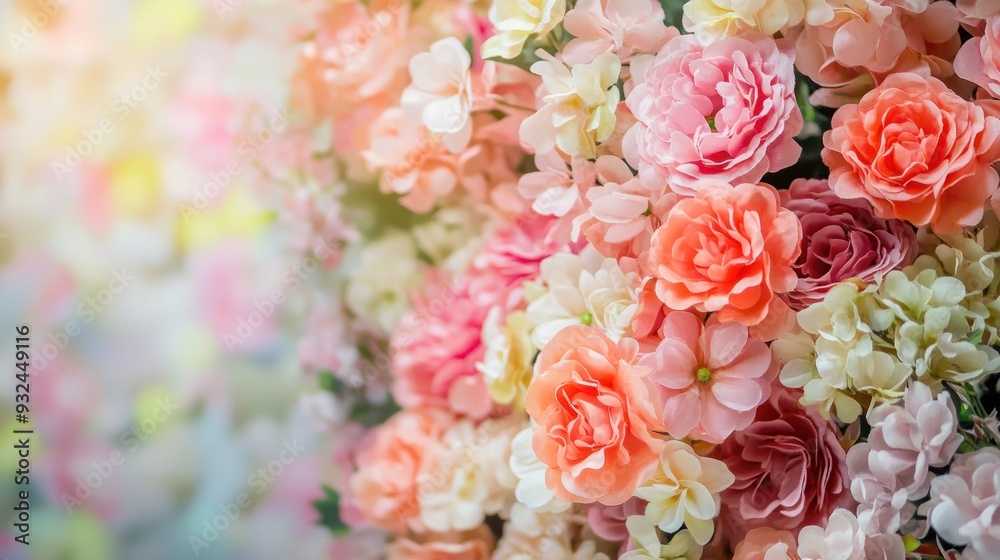A Colorful Bouquet of Flowers in Full Bloom
