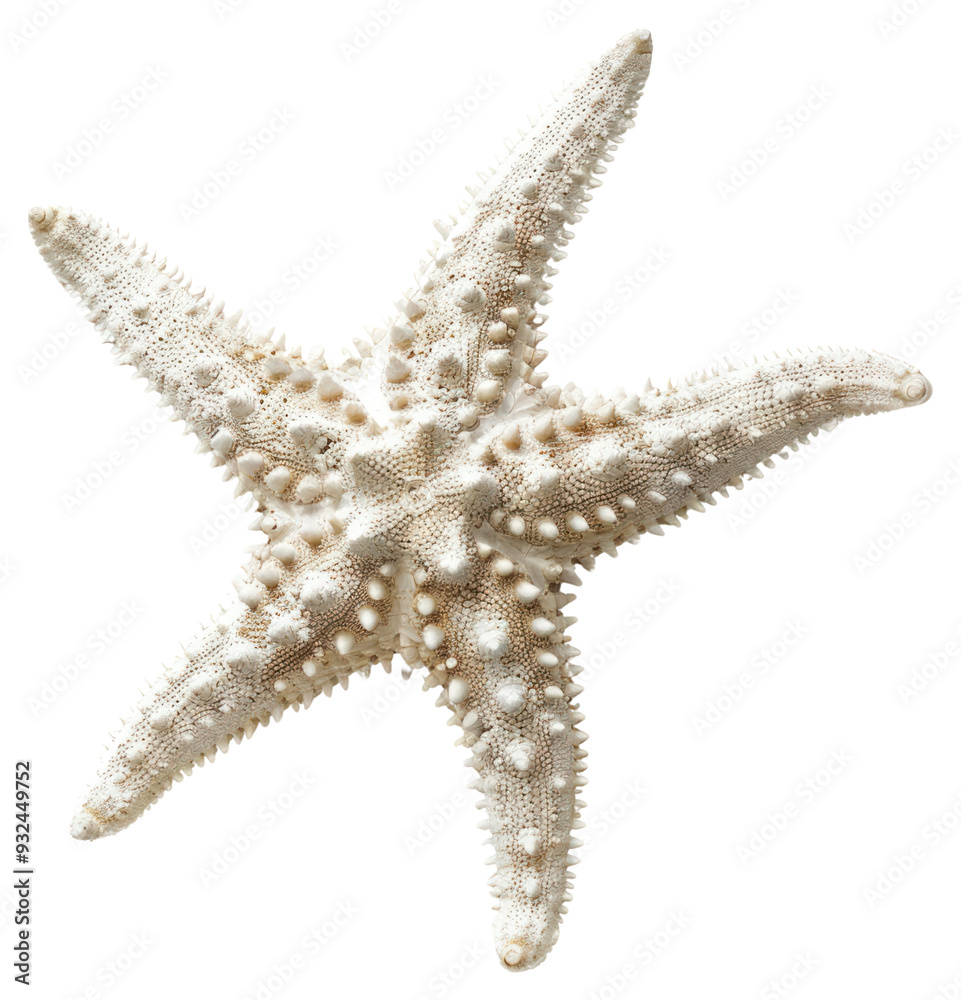 PNG White starfish on white background PNG White starfish on white background