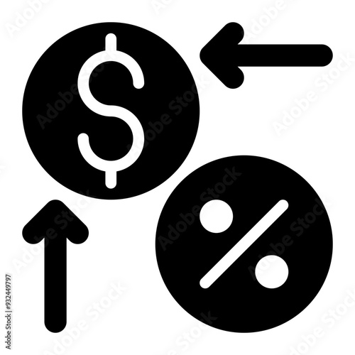 income tax, taxes, taxation, economics, tax, tax rates solid or glyph icon