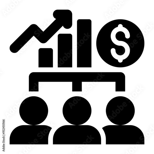 socioeconomics, social economics, socio economic, economics, collective action solid or glyph icon