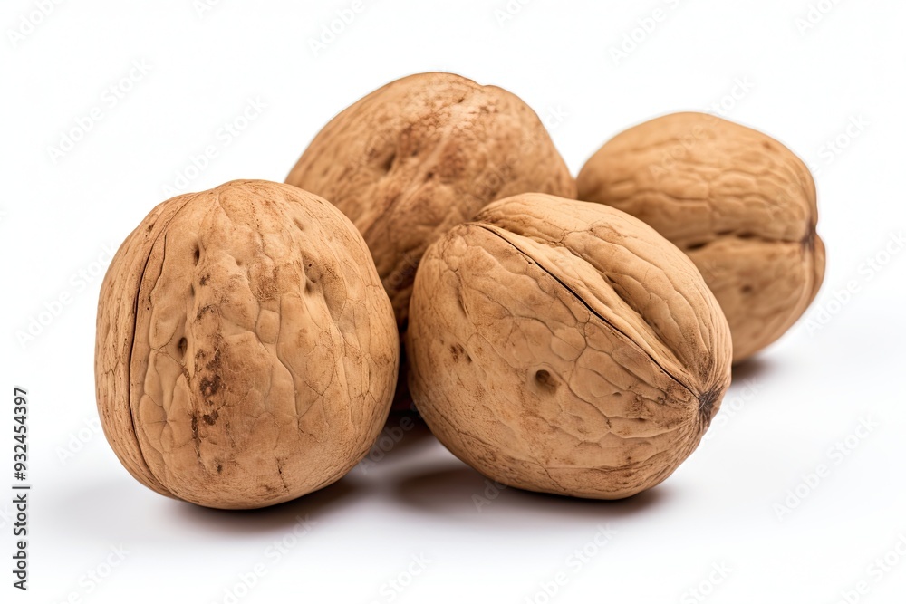 Nutmeg isolated on white background Nutmeg isolated on white background