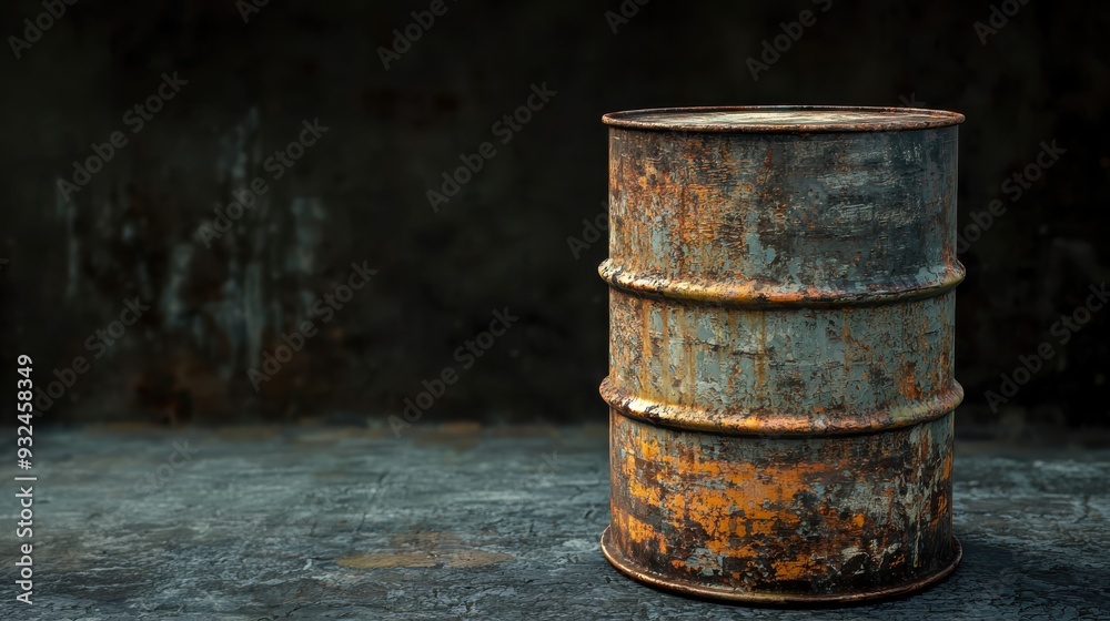 Naklejka premium Oil drum