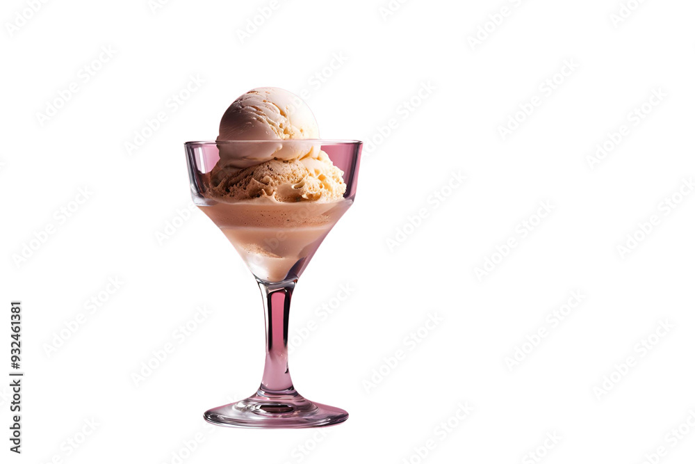 ice cream glass on transparent background ice cream glass on transparent background