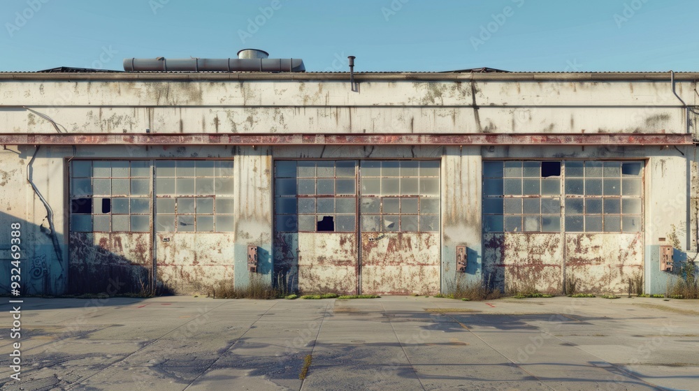 Abandoned Garage Building Abandoned Garage Building
