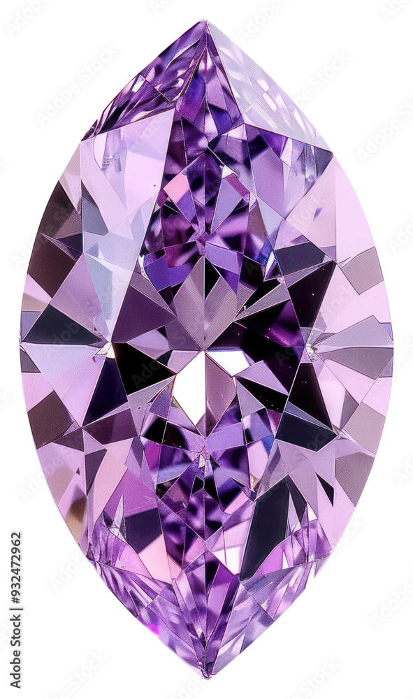 PNG Radiant purple marquise cut gemstone PNG Radiant purple marquise cut gemstone