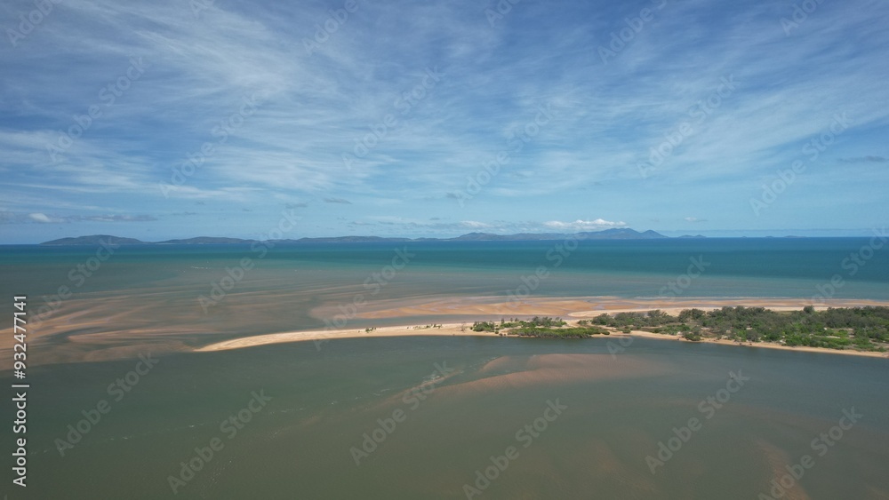 Aerial photo of Taylors Beach Queensland Australia Aerial photo of Taylors Beach Queensland Australia