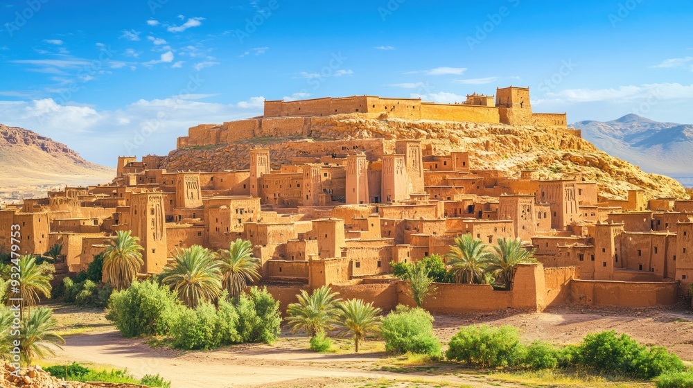 A Fortified Village in the Moroccan Desert A Fortified Village in the Moroccan Desert