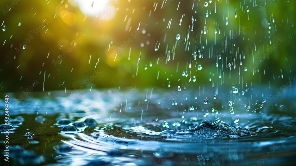 Earth's water cycle is essential for sustaining life, involving evaporation, condensation, and precipitation. Earth's water cycle is essential for sustaining life, involving evaporation, condensation, and precipitation.