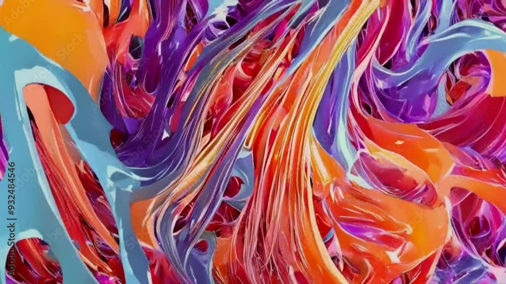 abstract animation fullcolor