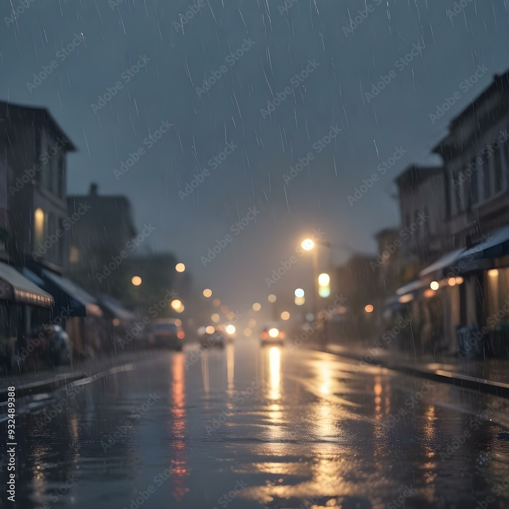 Obraz premium Beautiful Rain HD Background
