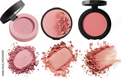 set of makeup eyeshadow