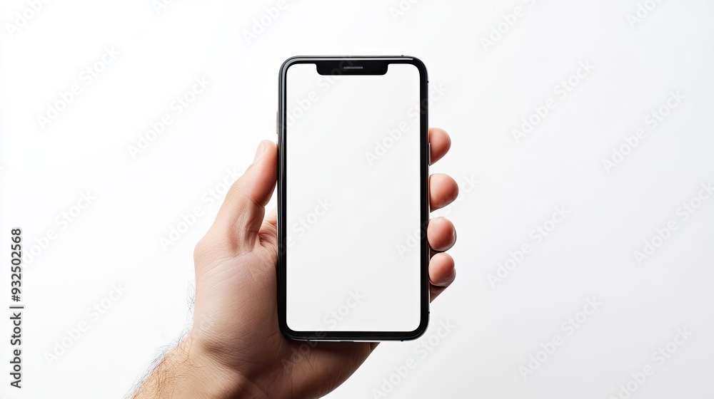 Smartphone clear display sample mockup Smartphone clear display sample mockup
