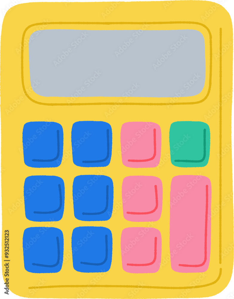 Calculator Doodle Illustration Clipart Calculator Doodle Illustration Clipart