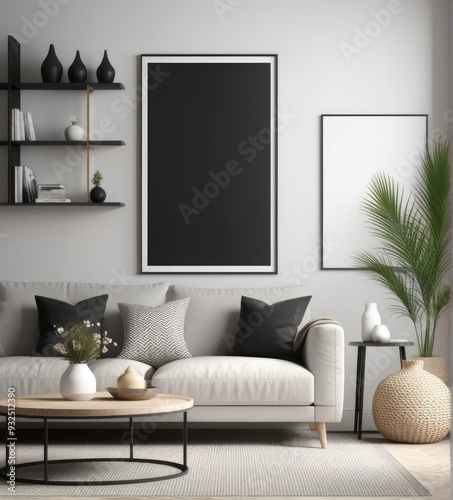 modern minimalist living room interior. modern living room furniture
