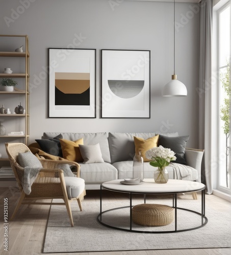 modern minimalist living room interior. modern living room furniture