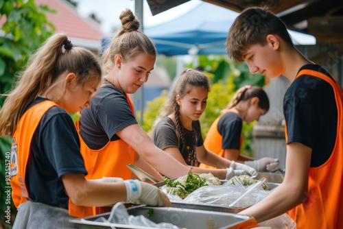 Teens Give Back: Volunteering at Local Charity photo