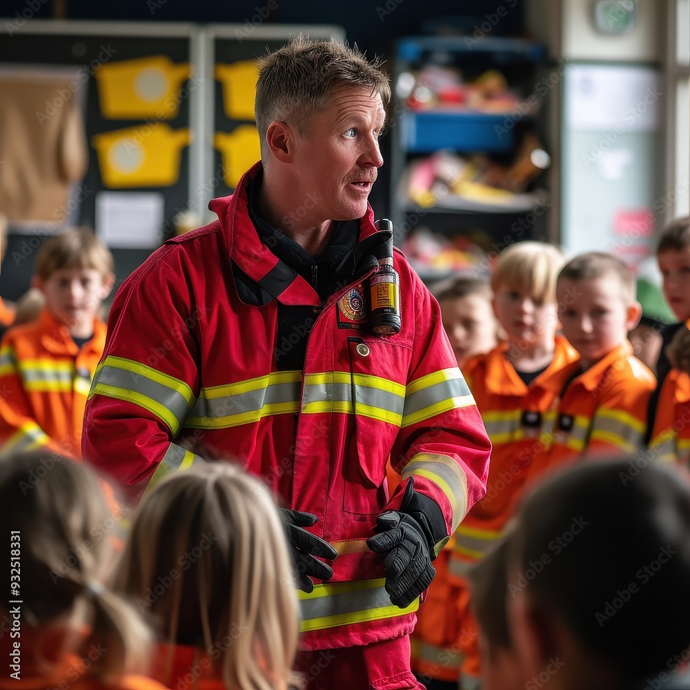 Fire Safety Lesson from a Brave Firefighter Fire Safety Lesson from a Brave Firefighter