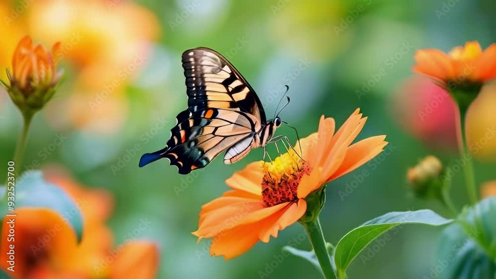 Butterfly on Flower Butterfly on Flower