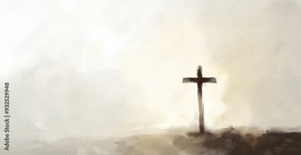 Sacred watercolor painting of the crucifix beautifully captures the holy cross, symbolizing faith and devotion to Jesus Christ in religious tradition. sacred, cross, religion, crucifix, painting. Sacred watercolor painting of the crucifix beautifully captures the holy cross, symbolizing faith and devotion to Jesus Christ in religious tradition. sacred, cross, religion, crucifix, painting.