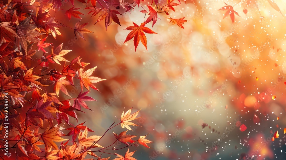 Golden Autumn Leaves Backdrop - Nature's Beauty and Warmth in a Stunning Seasonal Display Golden Autumn Leaves Backdrop - Nature's Beauty and Warmth in a Stunning Seasonal Display